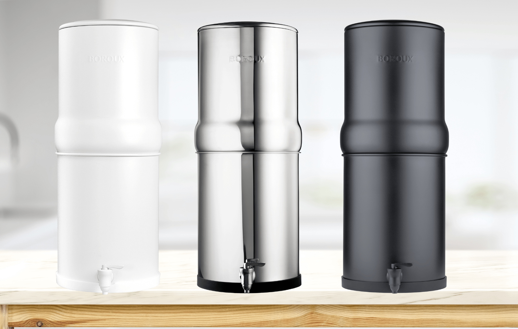 BOROUX GRAVITY WATER FILTERS